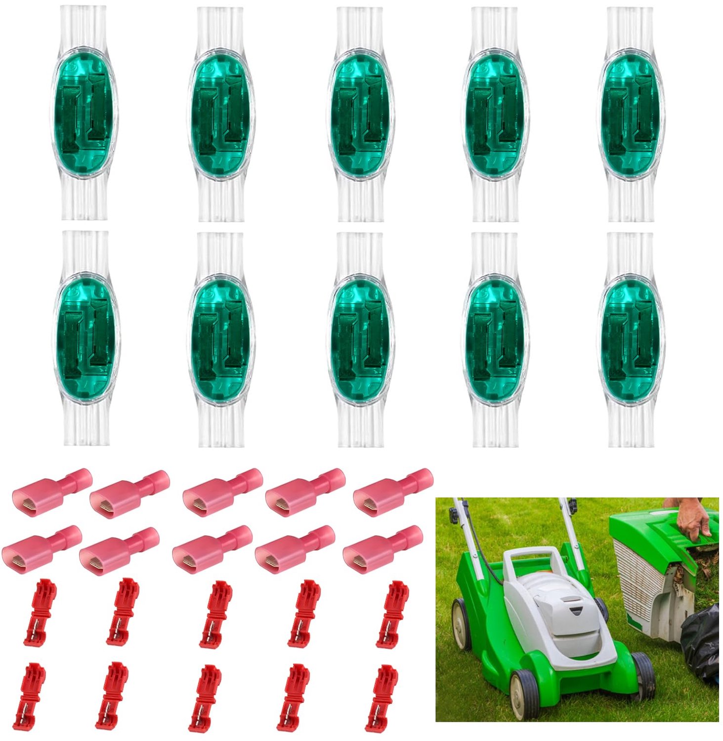 Kabelverbinder Waterdicht - Kabelverbinder Robotmaaier - Kabelverbinder IP68 - 30 Stuks - Corrosiebestendig - Veilig Klemmechanisme - Connectoren