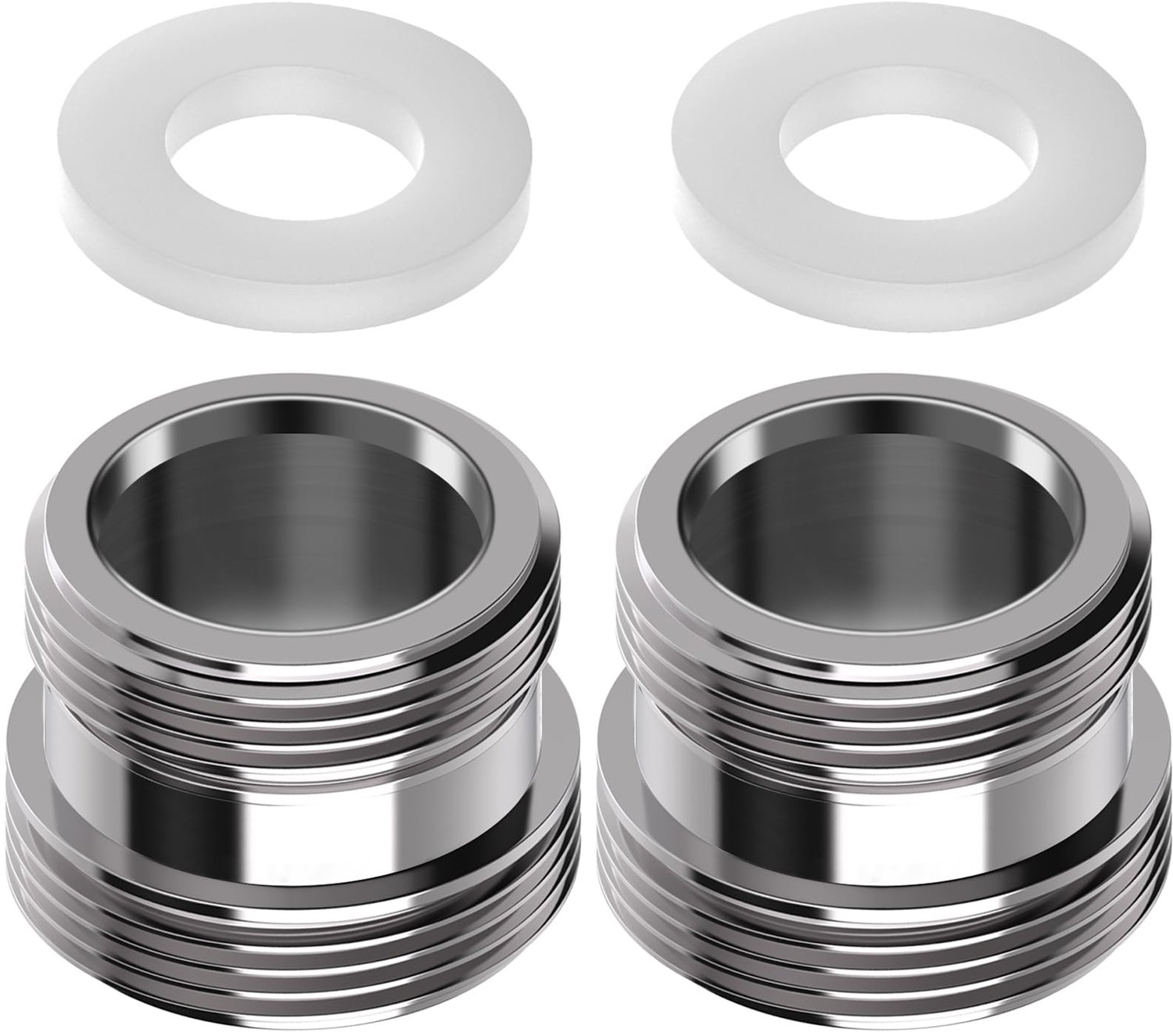 2 Stuks M22 naar M24 Kraanadapters voor Waterbesparing