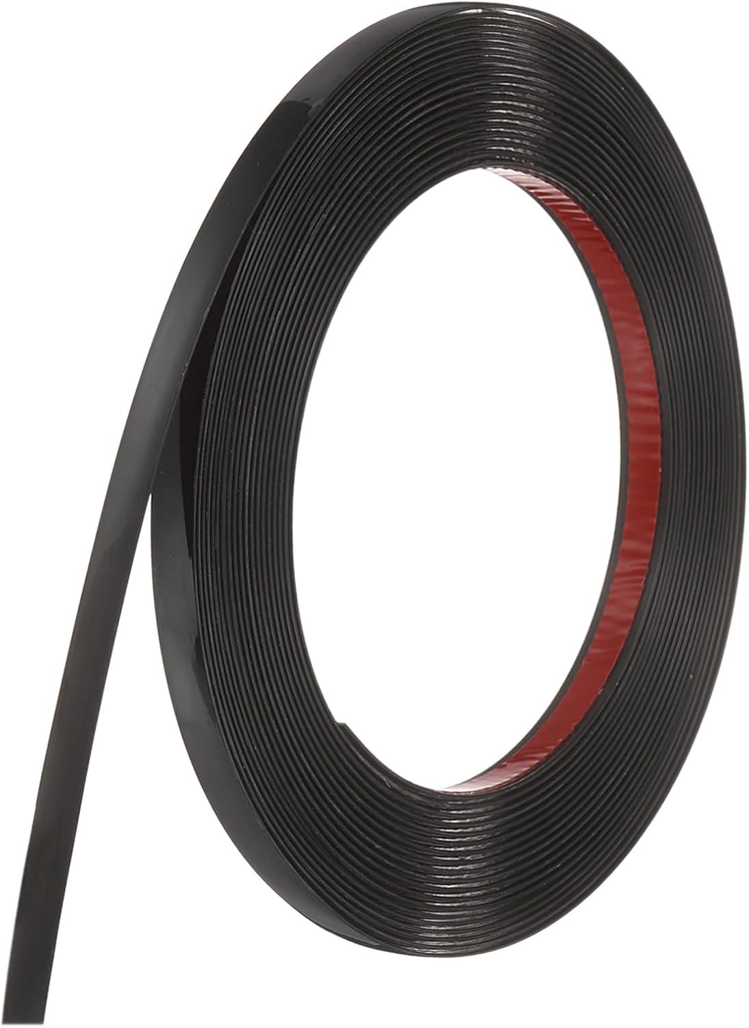 Sierlijst 10 mm x 5 m - zelfklevend PVC - zwarte randstrip - eenvoudig afplakken en opplakken - m-winkel