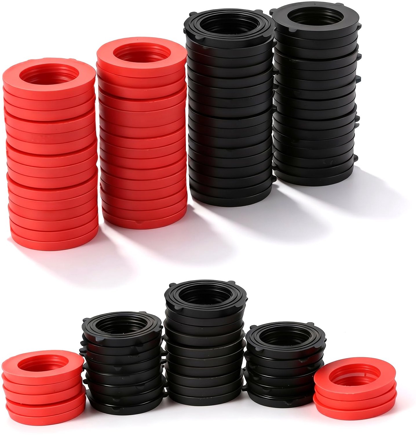80 Stuks Rubber Afdichtringen voor Tuinslangen