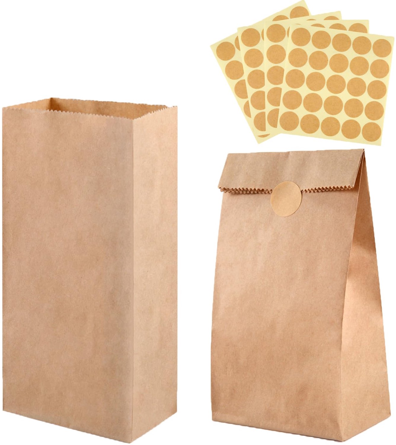 Mini Kraftpapieren Zakken Set van 100 Stuks