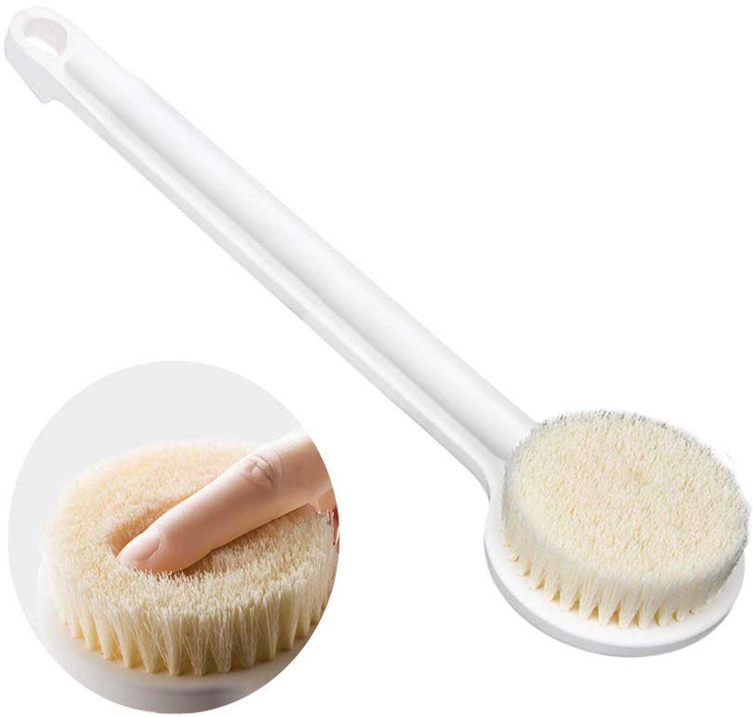 Exfoliërende Lichaamsborstel met Lange Handgreep voor Douche