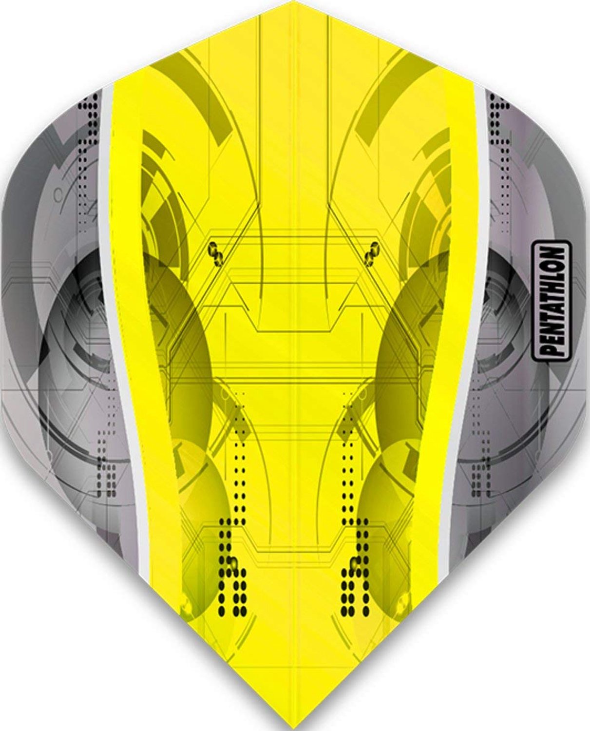 Unisex Adult Darts 30720210 - Geel, Klassieke EU