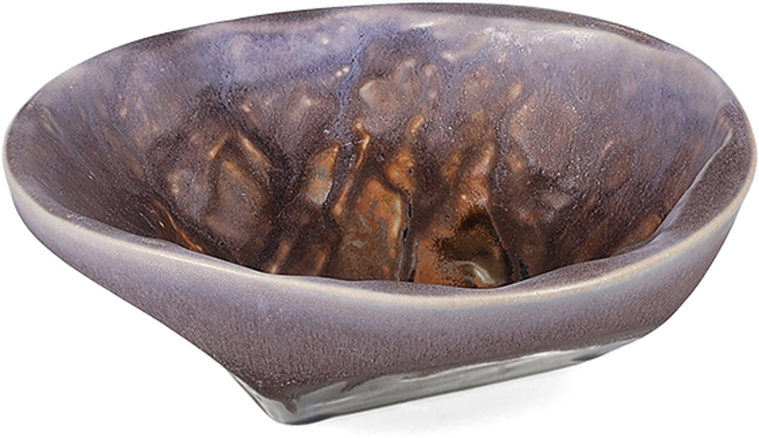 Fameilleur kom 18xH6,5cm oyster dusty paars Icon set van 4 - porseleinen serveerkom en schaaltje, voor ontbijt, muesli, soep, dessert, snacks en bijgerechten, vaatwasser- en magnetronbestendig, voedselveilig, servies voor thuis, restaurant en horeca