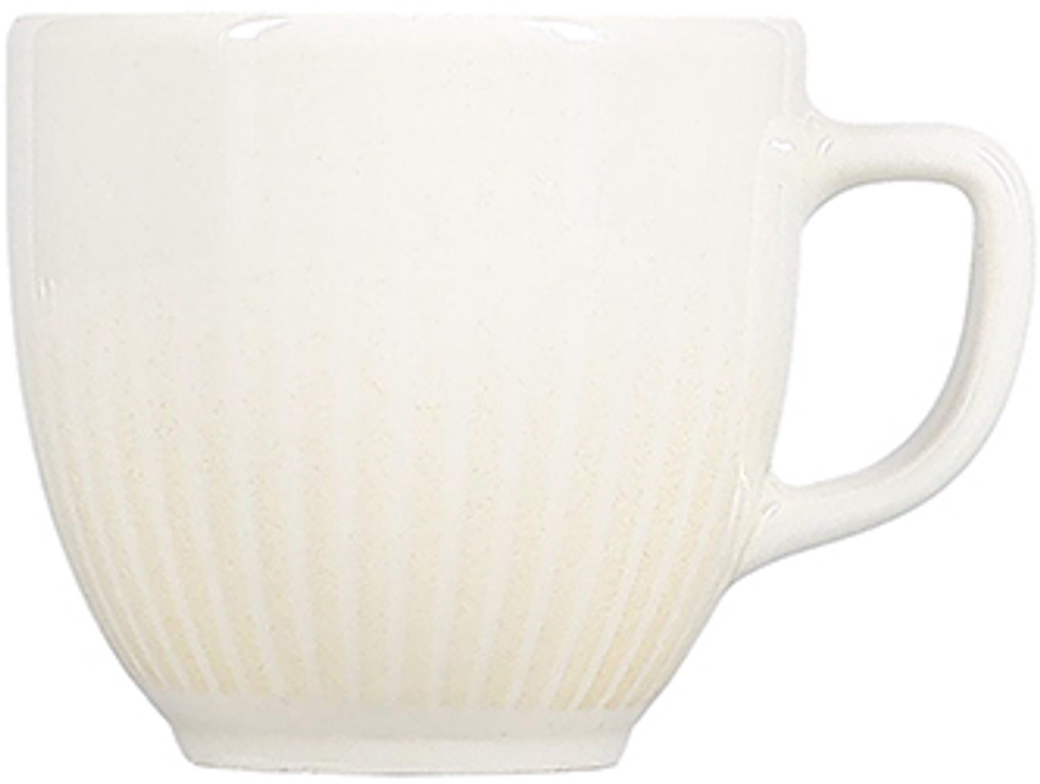 Fameilleur kop 20cl beige Linea set van 12 - porseleinen koffiekop en theekop, voor koffie, cappuccino en thee, vaatwasser- en magnetronbestendig, voedselveilig, servies voor thuis, restaurant en horeca, mooi als cadeau