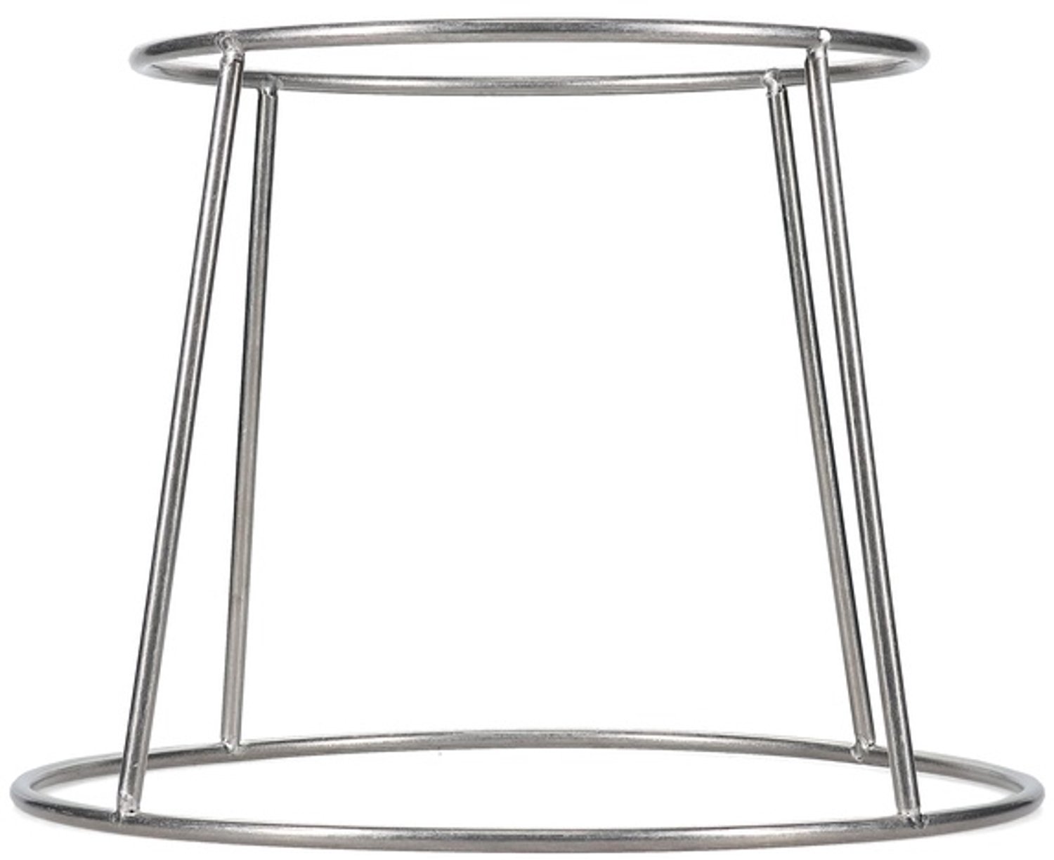 Fameilleur verhoger 21/27xH20cm antiek zilver Serve - roestvrijstalen presentatieverhoger, voor high tea, gebak en hapjes, vaatwasserbestendig, voedselveilig, servies voor thuis, restaurant en horeca, mooi als cadeau