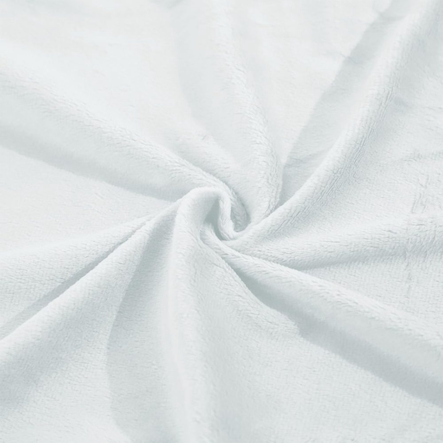 Fleece Stof - Zacht pluche 100 x 150 cm in lichtblauwgrijs