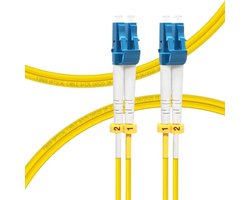 1M OS2 LC naar LC glasvezelpatchkabel | Lengteopties: 0,2m-20 m | Singlemode duplex LC-LC 9/125um SMF LWL-kabel LSZH 1meter