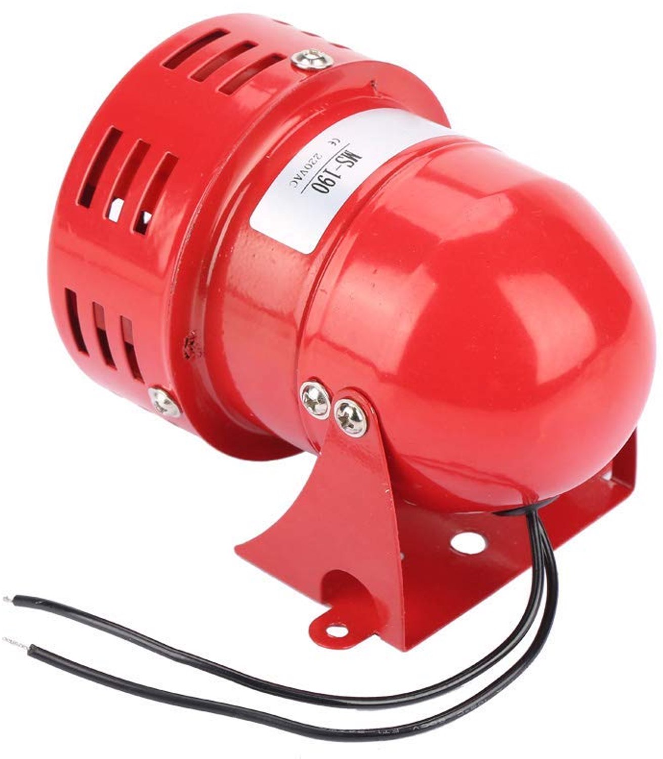 Mini Alarm Sirene voor Veiligheidsdoeleinden in Rood Metaal