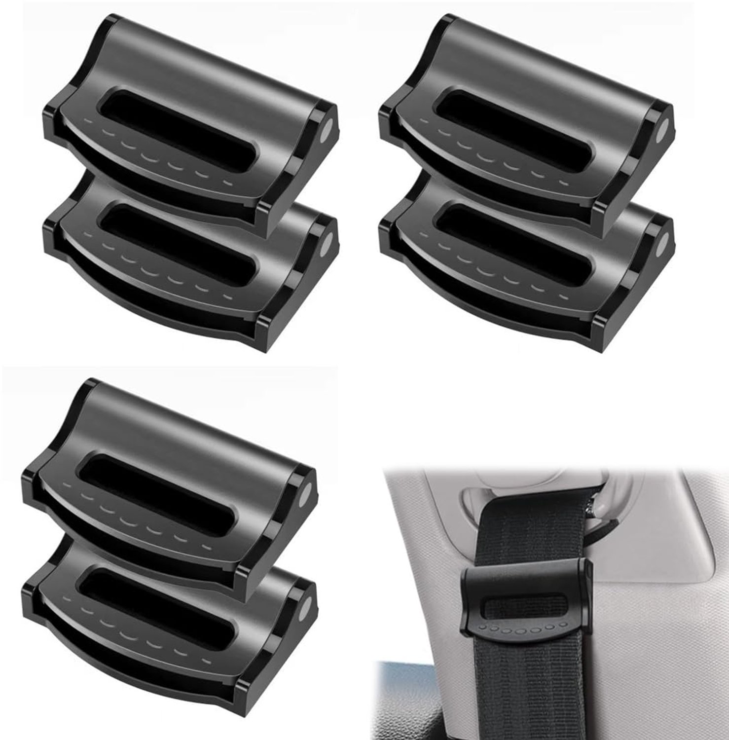 Set van 6 Veiligheidsgordel Clips voor Auto