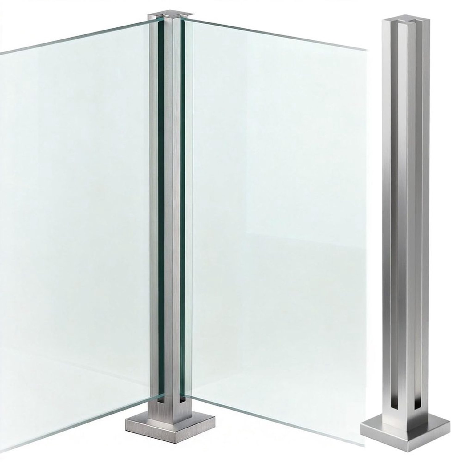 Stainless Steel Balustrade Post voor Tuin en Balkon
