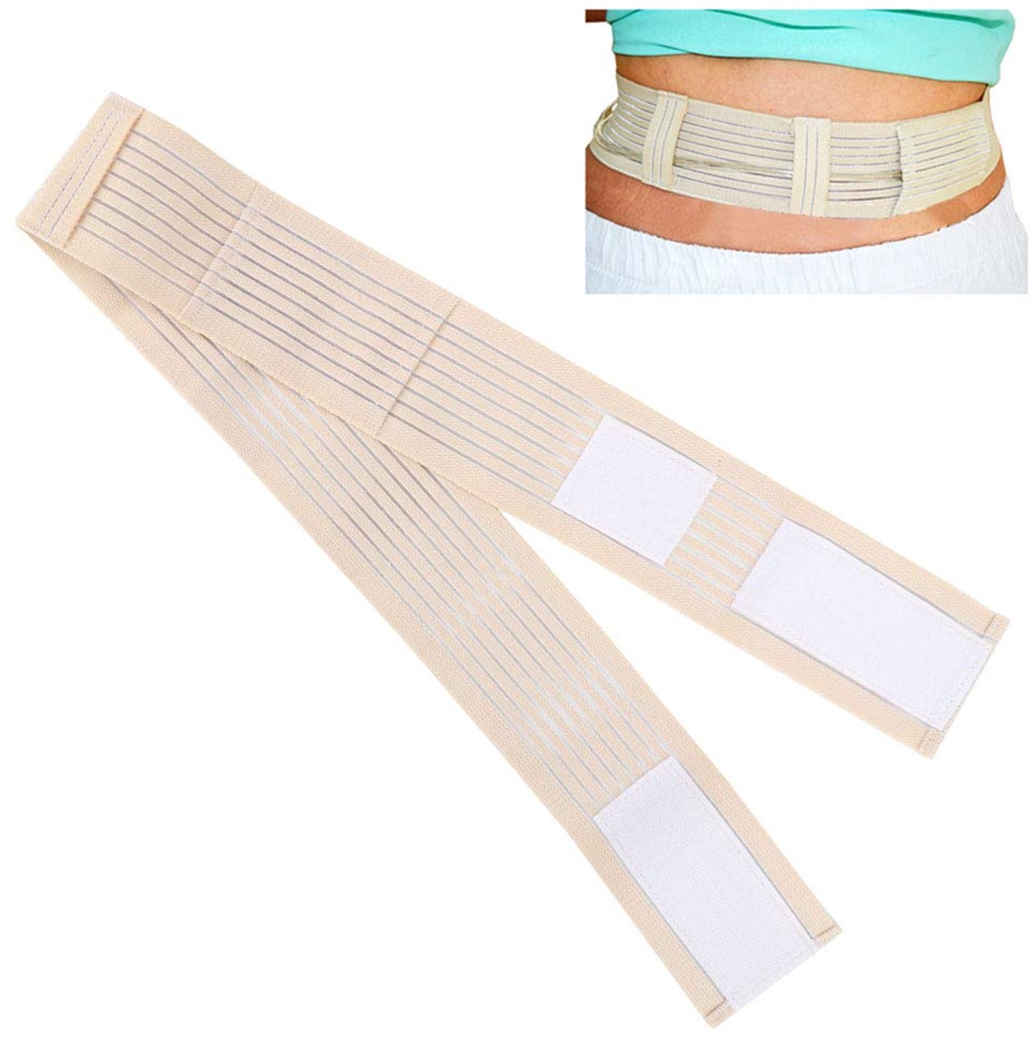 Slanggordel Verstelbaar - Buikband Ademend - Buikband Peritoneale Dialyse - Buikband M/L - Gordellengte 84/100/115 cm - Geschikt voor Thuispatiënt