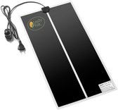 LayZyEgg® Warmtemat 28W 28x53 cm – Met Dimmer/Temperatuurregelaar – Voor Kuikens, Kwartels, Vogels, Reptielen & Amfibieën