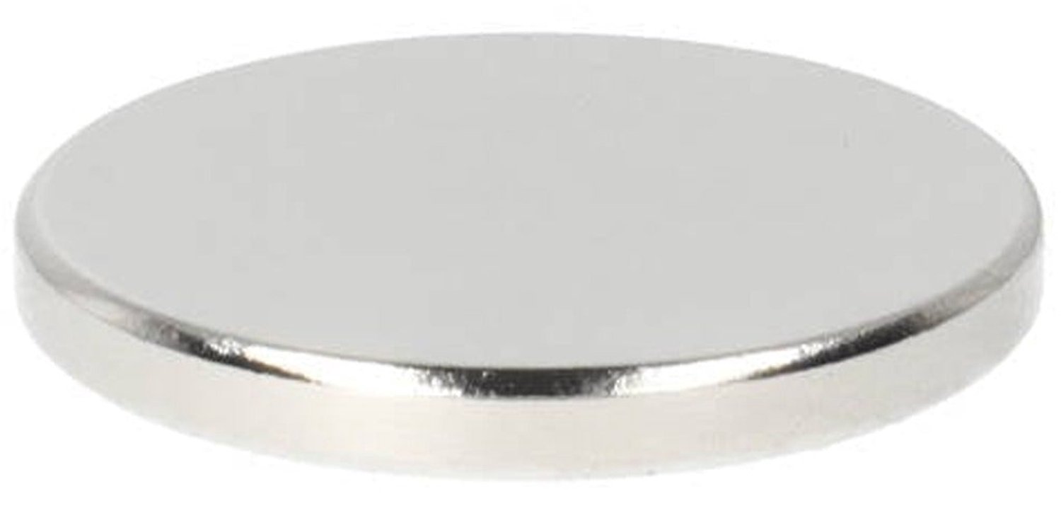 Neodymium Schijfmagneet Ø25 x 3 mm N48 NiCuNi – 5 stuks