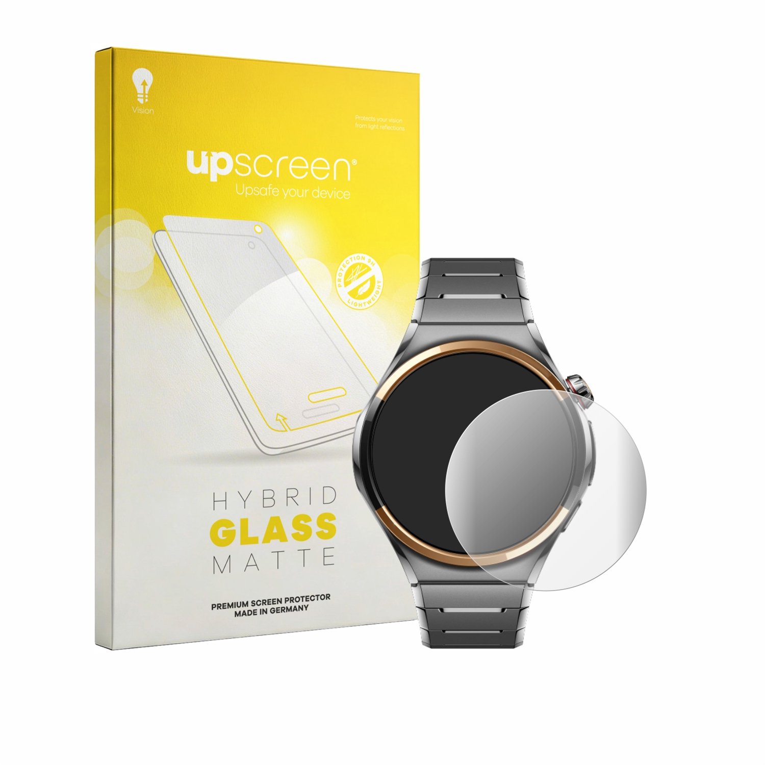upscreen - Screenprotector voor Huawei Watch 6 Pro 46 mm - Folie Beschermfolie Beschermglas matte