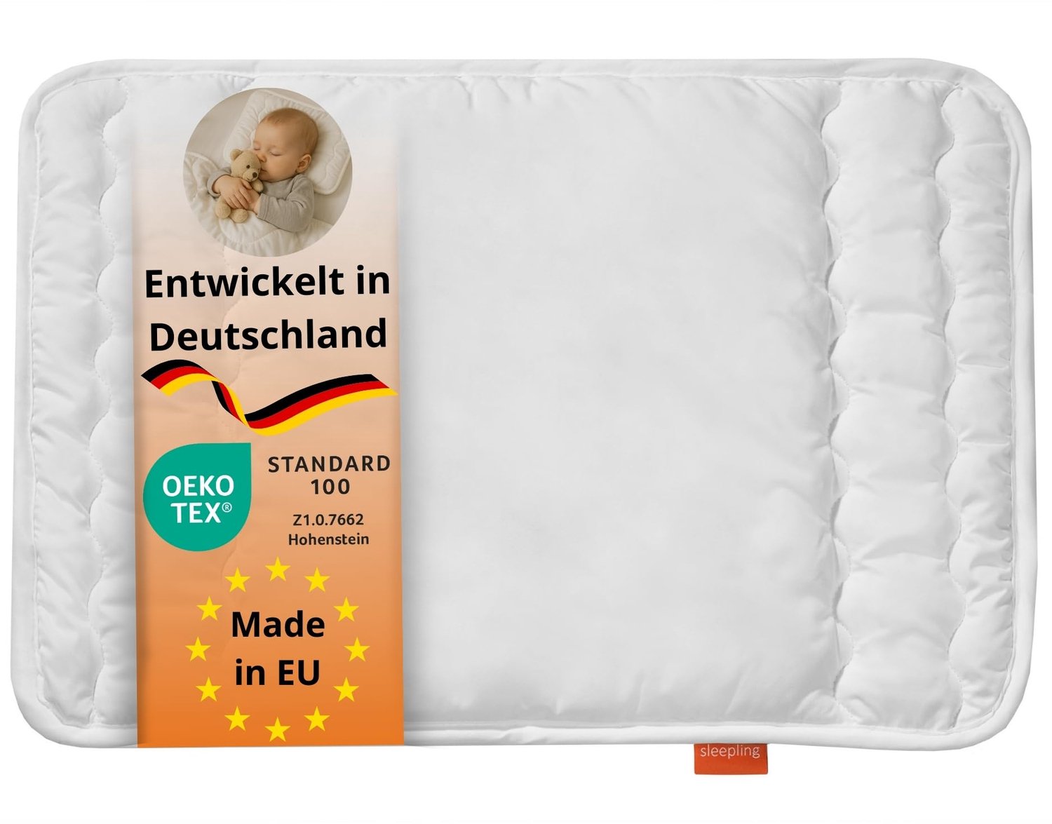 Plat Hoofdkussen voor Baby's en Kinderen 40 x 60 cm