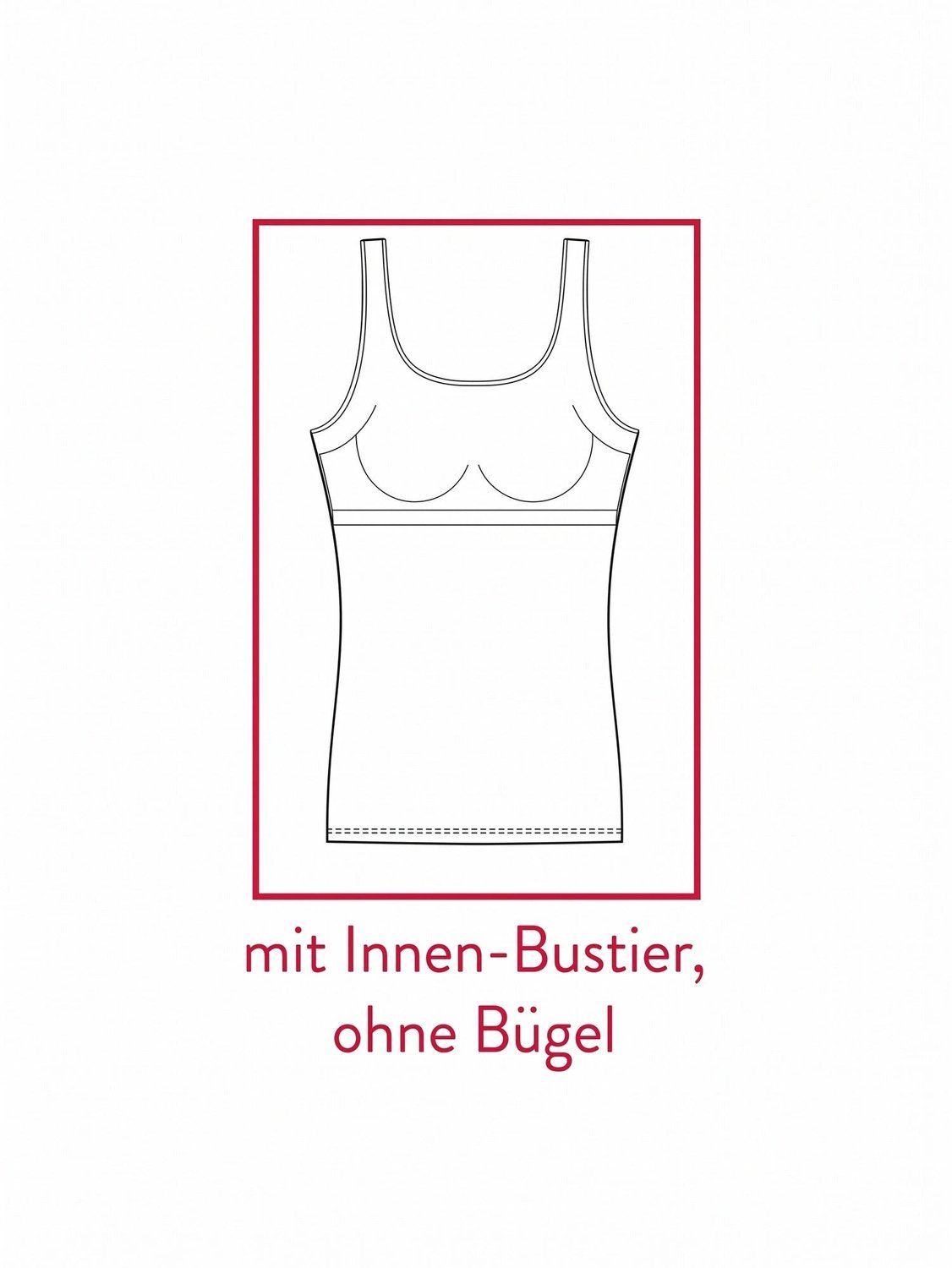 Nina von C. Nina von C BH hemdje - Modal - Pleasure - BH met ingebouwde bh zonder beugel - Brede bandjes - 46 - Creme