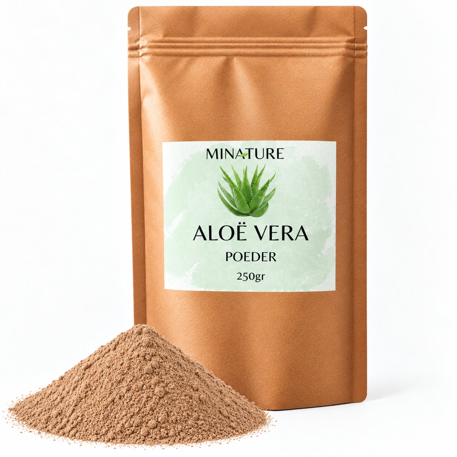 Aloë Vera Poeder 250gr - Puur Poeder van Aloë Vera Blad - Bladpoeder - Huid - Supplement - Foodgrade
