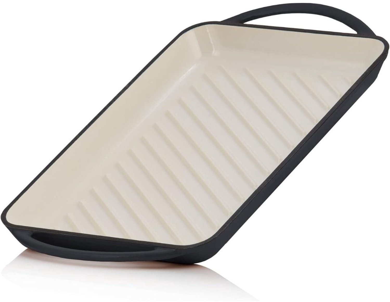 Vantivo® Grillplaat Inductie - Bakplaat - Gietijzer - Zwart