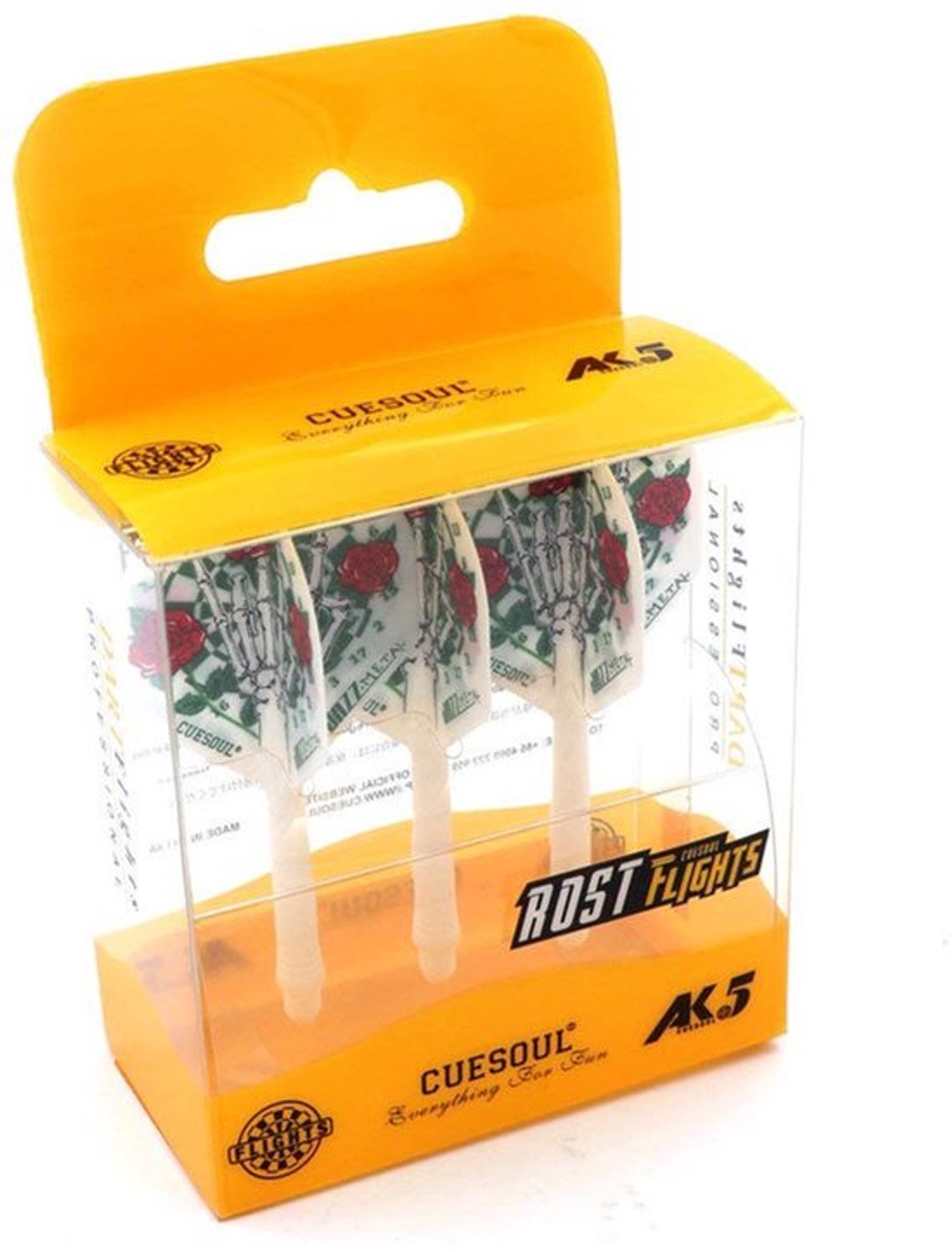 Geïntegreerde Dart Shaft en Flights Standaard Vorm, Set van 3 stuks Uniek Ontworpen Patroon