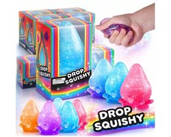 Gumdrop Squishy Fidget Toys - 1 exemplaar - stressbal - sensorisch speelgoed - 6 cm - Super Rekbaar