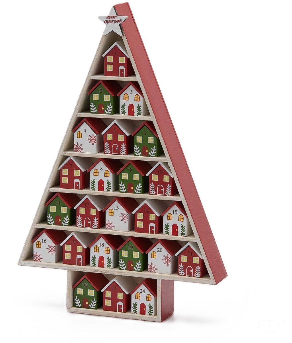 EDG - kerstboom - wit - D10 x H44,5 cm