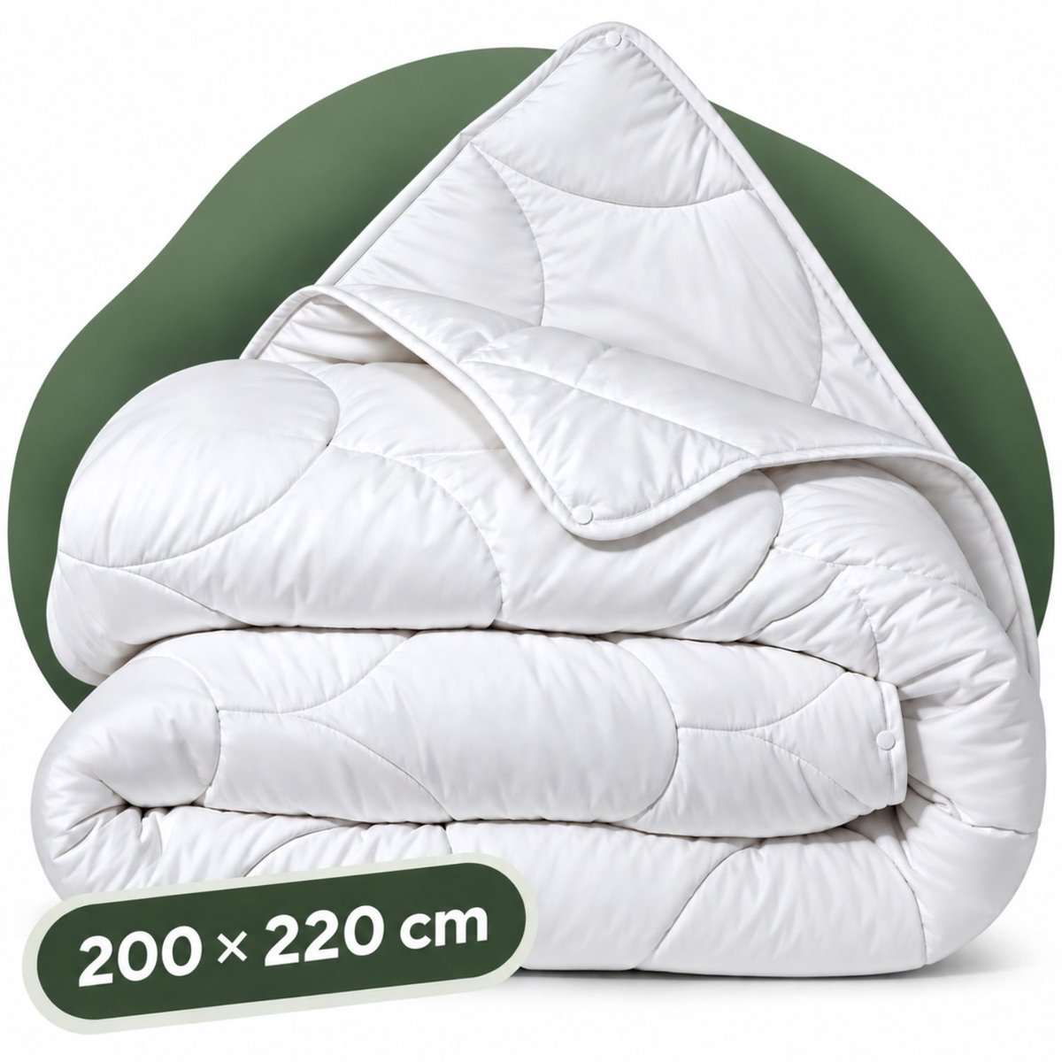 Sleeps 4 Seizoenen Dekbed 200x220 cm - Hotelkwaliteit - Anti-Allergie Dekbed - Ademend - Zacht & Soepel - Tweepersoons Dekbed - Zomer & Winterdekbed