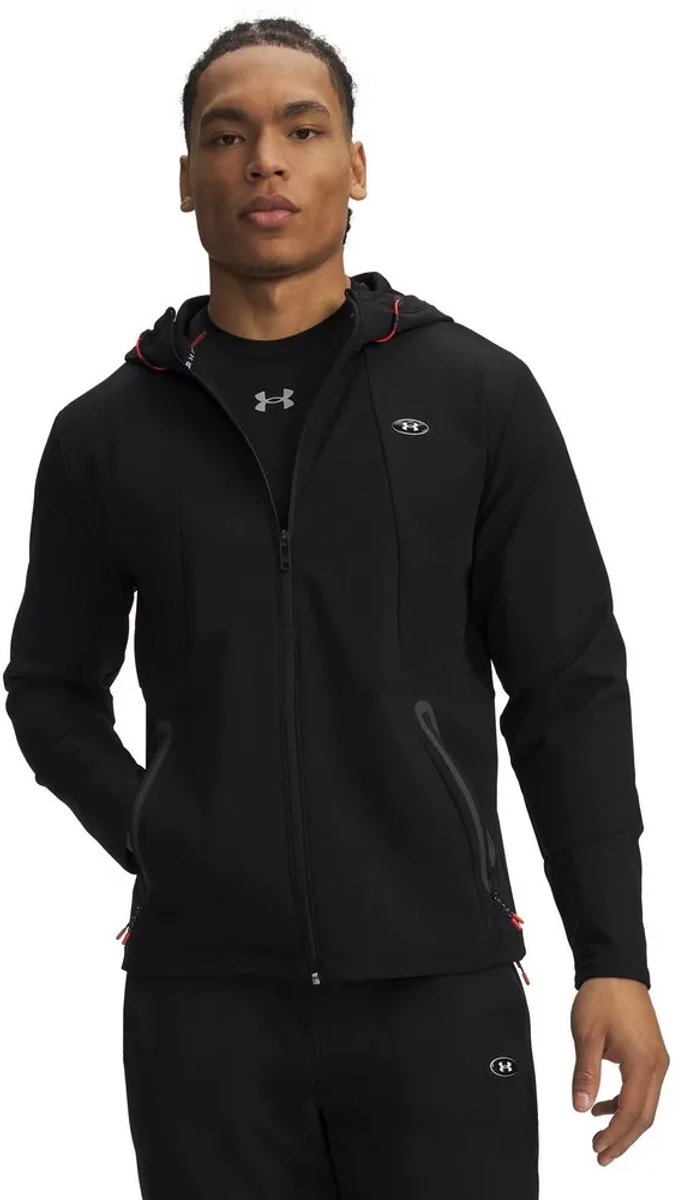 Under Armour Utility Woven Winterized Sweatshirt Met Rits Zwart XL Man