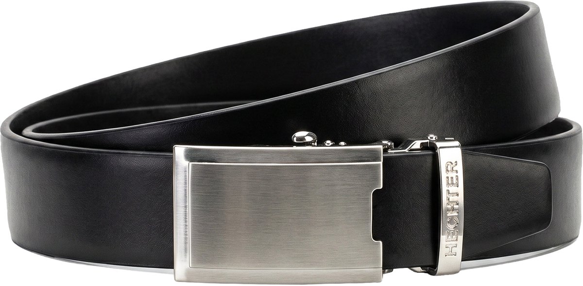 HECHTER leren heren riem - zwart