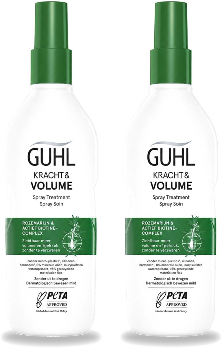 2 x Guhl – Spray Treatment – Kracht & Volume – 150 ml - Voordeelverpakking - 2 stuks