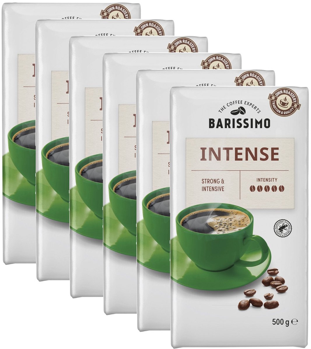 Barissimo Intense - Multipack - Gemalen Koffie - 3000g (6x500g)