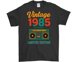 Vintage Shirt – Vintage 1985 Limited Edition – Retro Outfit – Unisex T-Shirt voor Dames & Heren – Leuk Cadeau