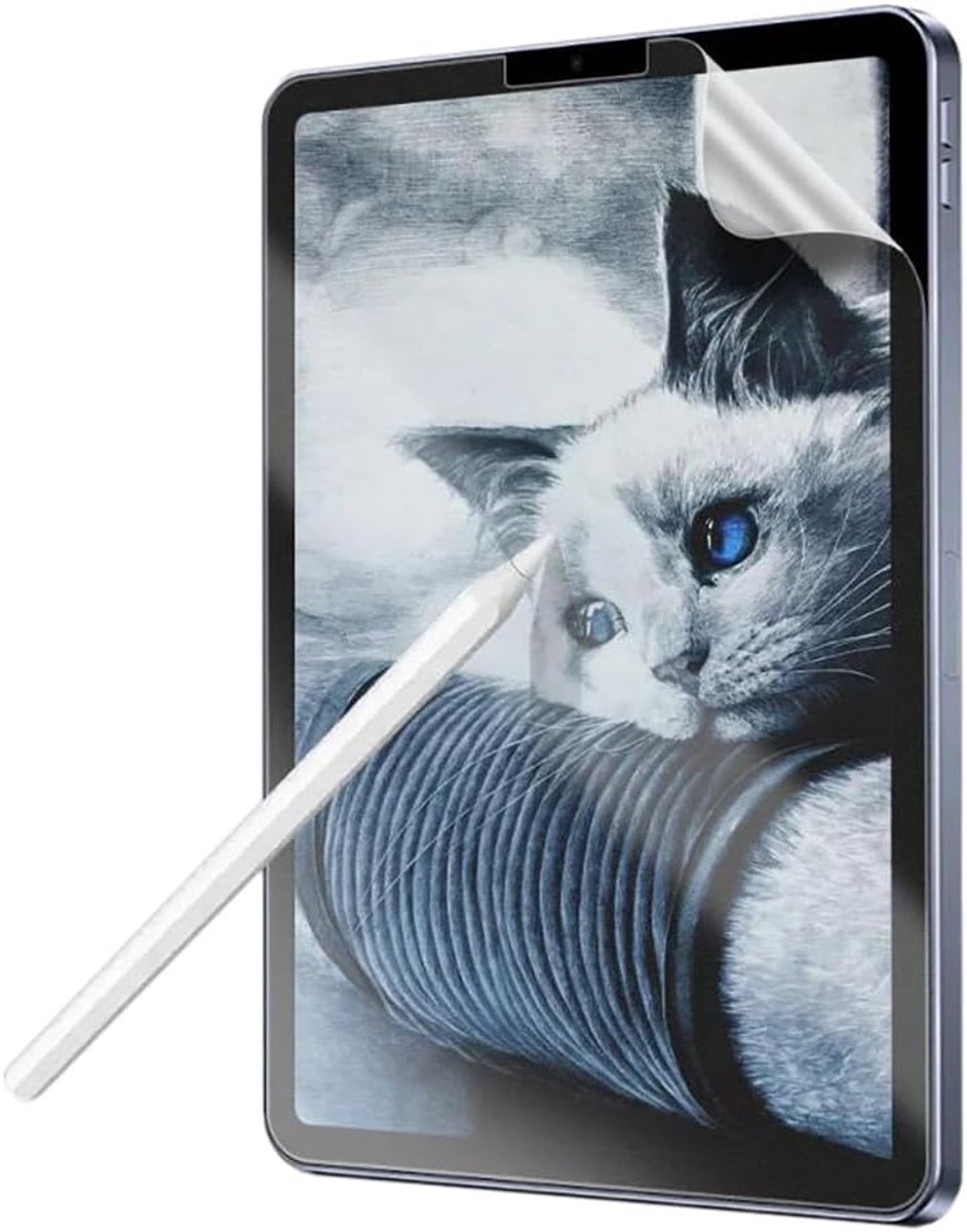 [2 stuks papieren feel-beschermfolie voor OnePlus Pad Go 2, zoals op papier, matte PET-papierfolie om te tekenen, schrijven, verblindingsvrij, compatibel met S-pen