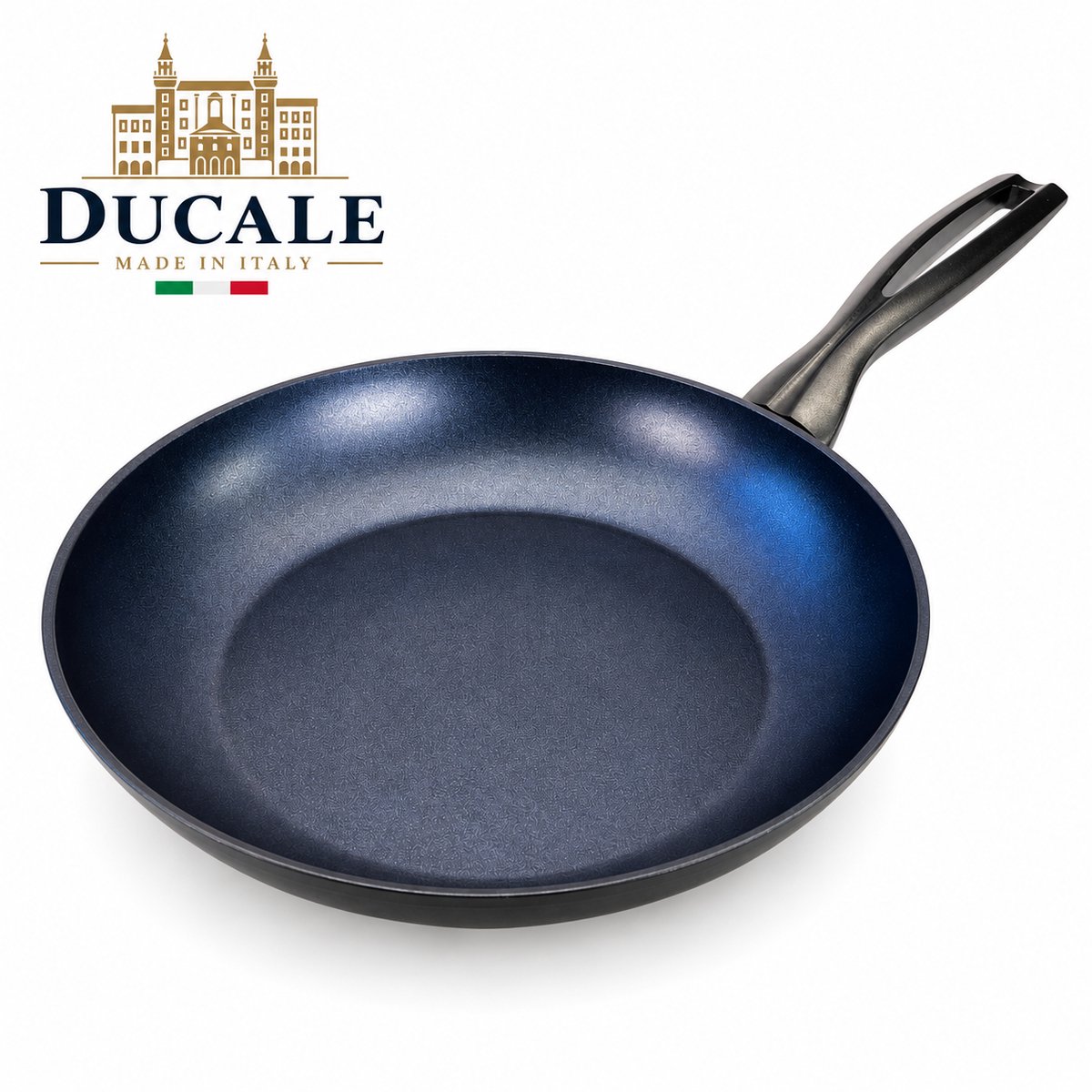 Relance Ducale Koekenpan 24 cm – PFAS-vrij keramisch – Made in Italy - Royal Blauw