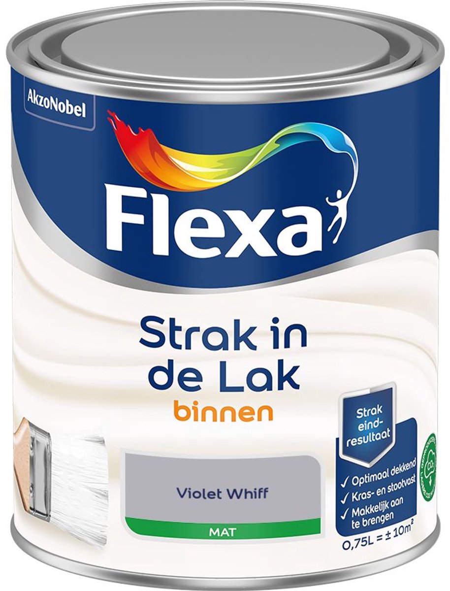 Flexa - Strak In De Lak Binnenlak Mat - Violet Whiff - 750 Ml - Kleur Van Het Jaar 2027