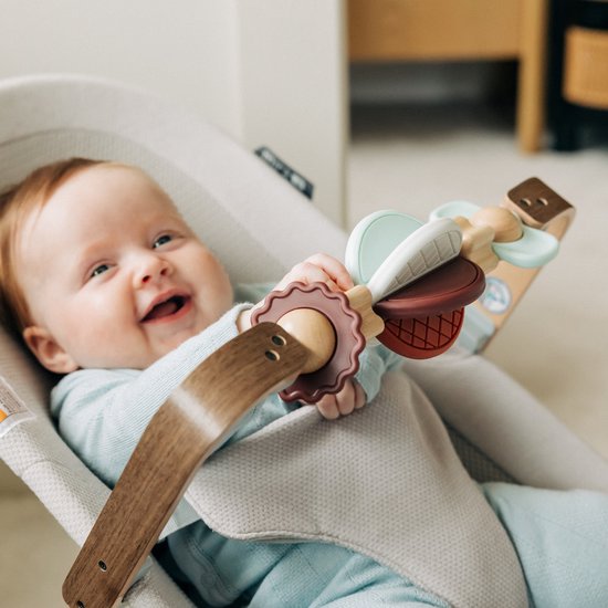 UPPAbaby - Mira V2 Townsend - Wipstoel - Bouncer - Beige - Newborn, Baby en Peuter - 3-in-1 Schommelstoel - Inclusief speelbeugel — afbeelding 5