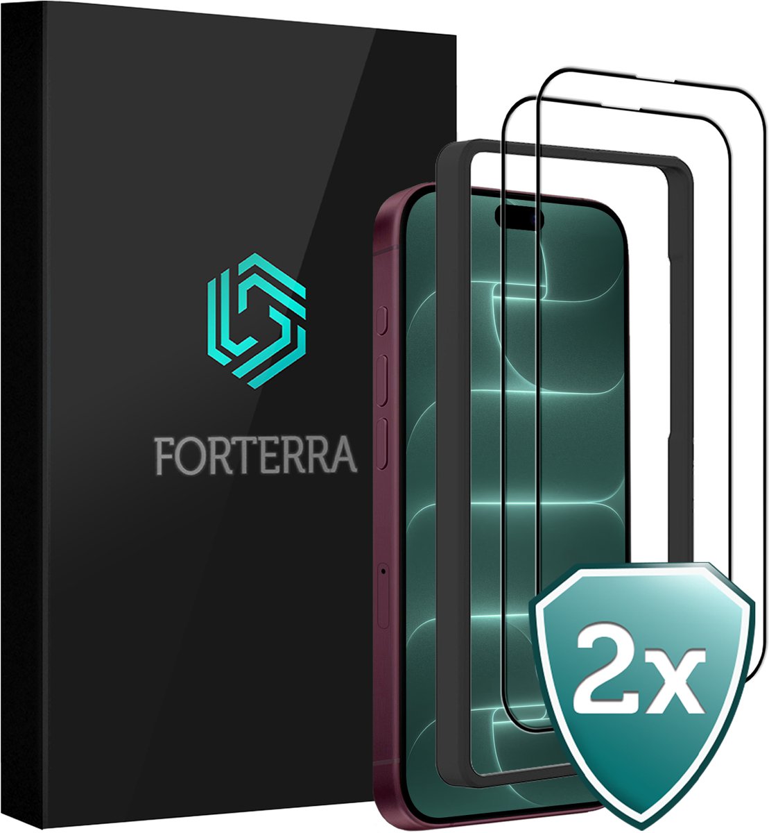 Screenprotector 2 Stuks - Geschikt voor Apple iPhone 18 Pro Max - Met Installatie Frame - Beschermglas - Gehard Glas - Tempered Glass - Screen Protector
