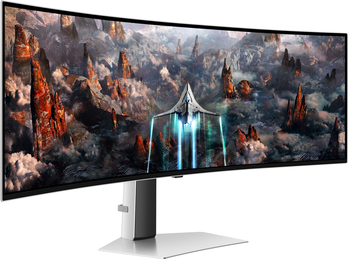 Samsung Odyssey G9 LS49CG934SUXEN - DQHD OLED Gaming Monitor - 240hz - 49 inch thumbnail 5