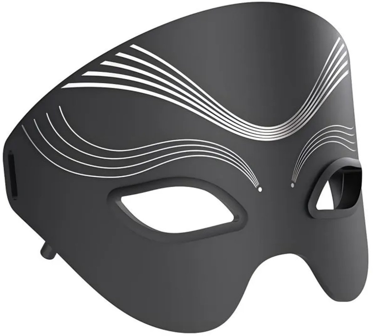 LED-oogmasker met rood en infrarood licht, 4 lichtstanden, 150 lichtgevende chips, oplaadbare controller en siliconen oogkussentjes.