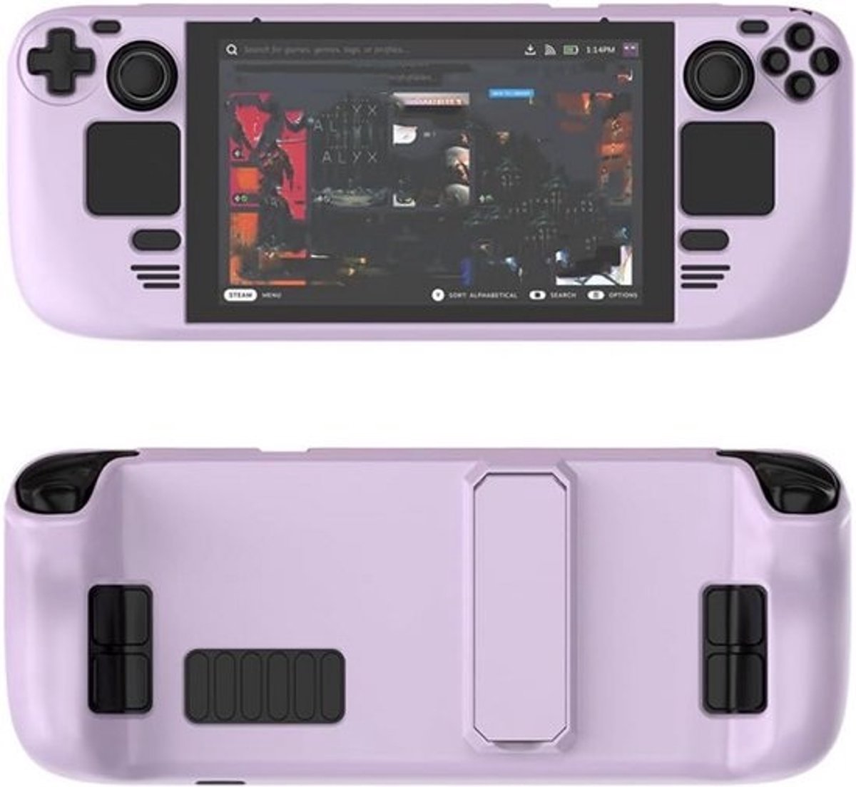 Kleurrijke Beschermhoes met Standaard en Huidvriendelijk Gevoel voor Gameconsole