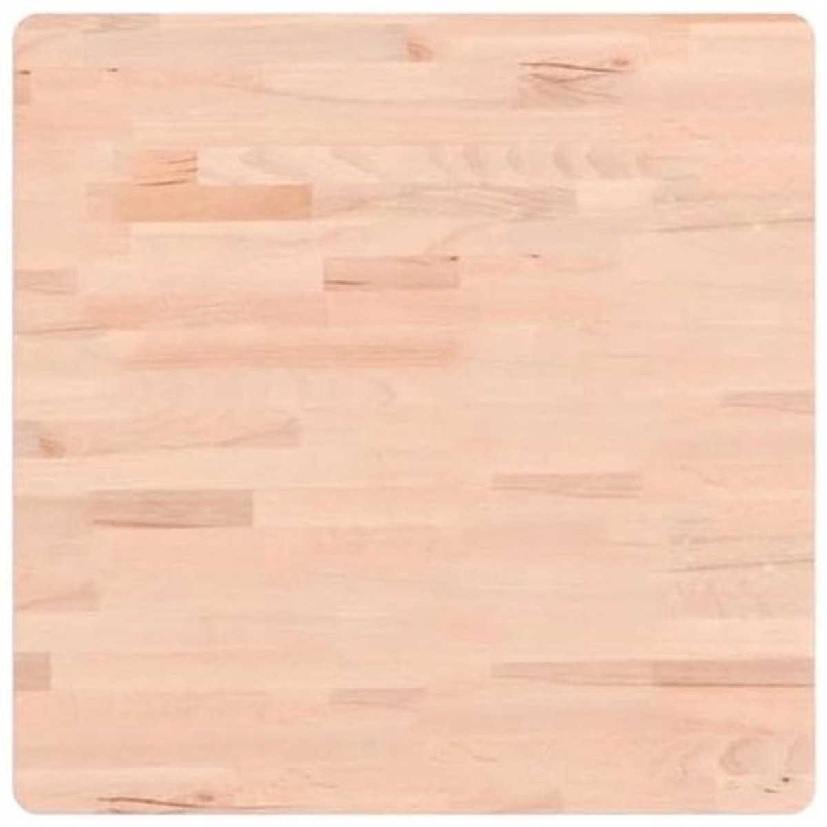 Houten tafelblad vierkant 60x60 cm van massief beukenhout