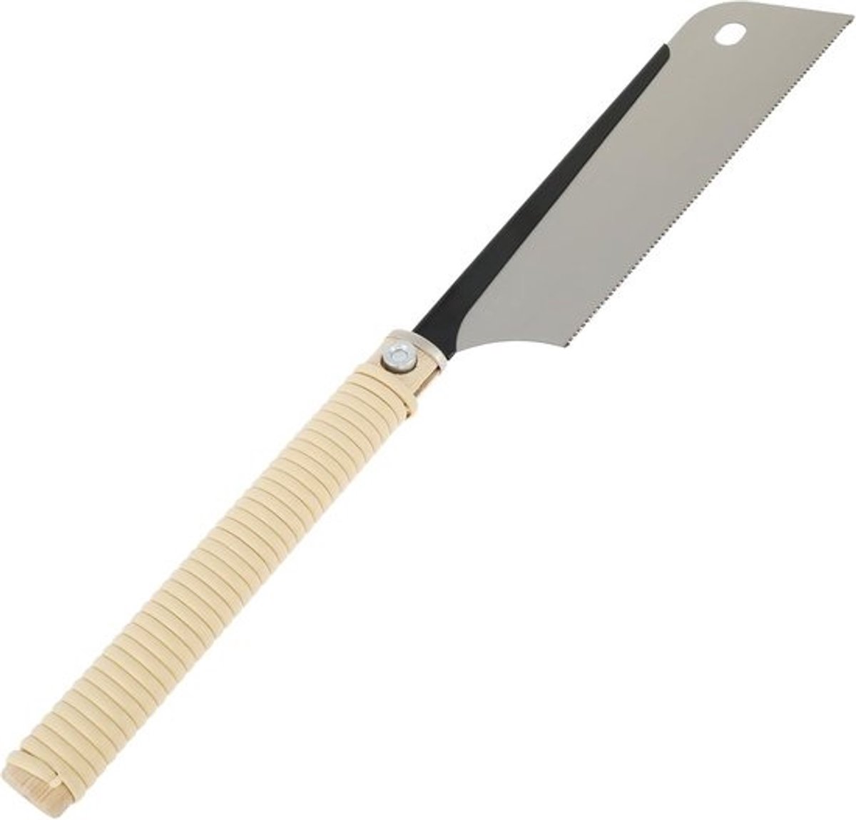 Handzaag Japanse Trekzaag 25 cm SK5 Koolstofstaal Lichtgewicht Beukenhouten Handvat