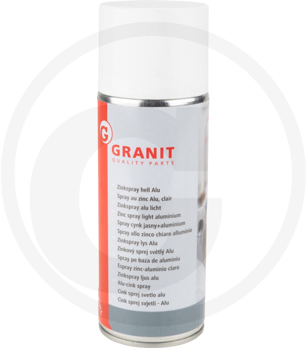 GRANIT Zinkspray helder aluminium 400 ml