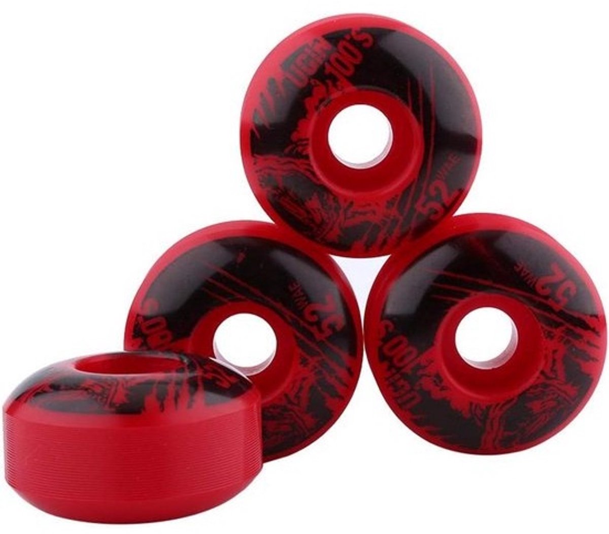 Skateboard Wielen Vervangingsset PU Cruiser Wielen voor Longboards en Skateboards