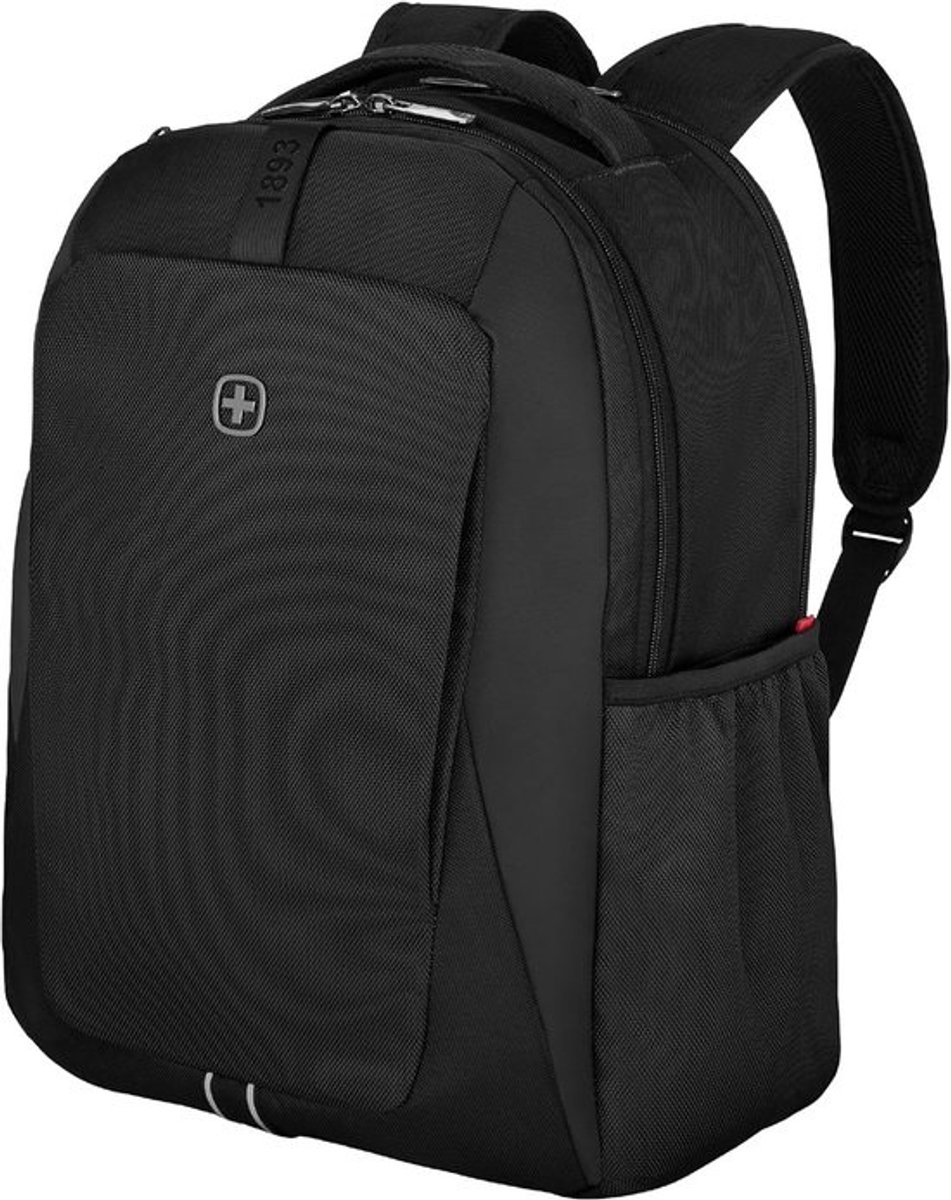 Professionele Laptop Rugzak 15,6 inch - Robuuste Zwarte Praktische School- of Werktas