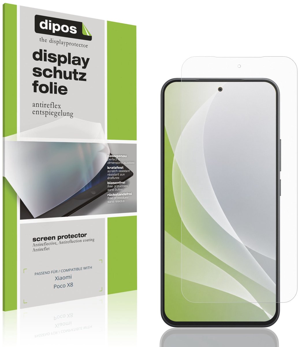 dipos – 4x Matte Beschermfolie geschikt voor Xiaomi Poco X8 | Krasbestendige & antireflecterende Screenprotector Ultra-Thin