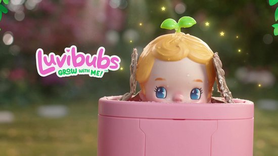 Luvibubs pop Kira - Magische groeibeleving: van zaadje tot pop - Speelset