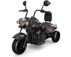 Triumpunpre - Elektrische Kindermotor 12V 4.5Ah Moteur 35Wx2 - LED-verlichting muziek claxon - 2x35W motor - Vanaf 3 jaar - Zwart