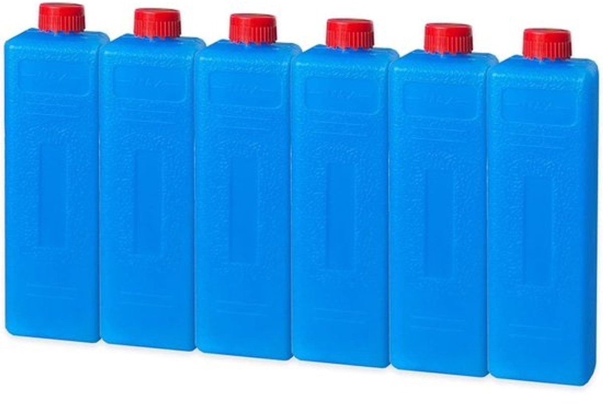 Ultradunne koelelementen voor kamperen en reizen - 6 stuks, herbruikbaar, 200 ml