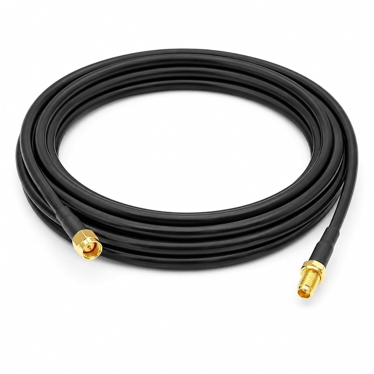 5 m SMA WLAN-antenneverlengkabel, RG174 antennekabel, SMA-stekker-aansluiting, geschikt voor router, FPV, signaalversterker, PC WLAN-antenne, wifi-adapter